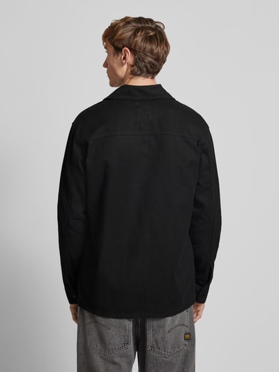 Only & Sons Relaxed fit overhemdjack met kentkraag, model 'STEAM' Zwart - 5