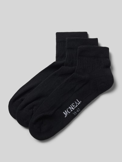 MCNEAL Socken mit Label-Print im 5er-Pack Black 1