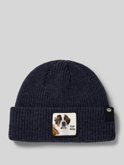 GOORIN BROS. Beanie met motiefpatch, model 'THE TOP BEANI' Koningsblauw - 1