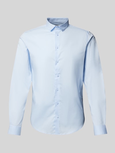 Casual Friday Slim Fit Freizeithemd mit Kentkragen Modell 'Palle' Hellblau 2