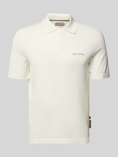 Marc O'Polo Regular Fit Poloshirt aus reiner Baumwolle - Marc O'Polo × DFB Travel Collection Offwhite 2