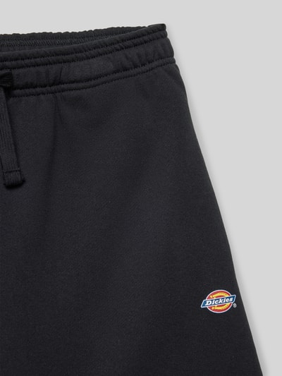 Dickies Szorty z dzianiny dresowej o kroju regular fit z nadrukiem z logo model ‘MAPLETON’ Czarny 2