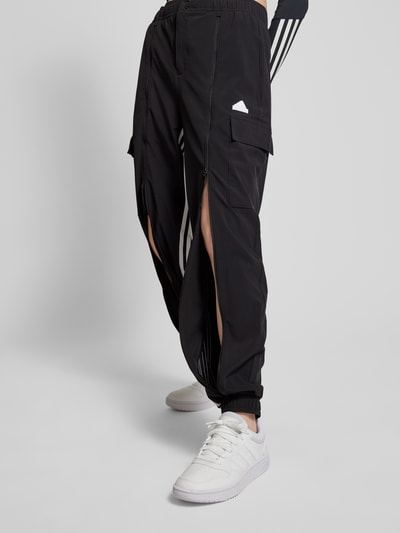 ADIDAS SPORTSWEAR Regular Fit Hose mit Logo-Streifen (black 