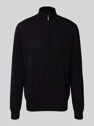 Fynch-Hatton Gebreide pullover met schipperskraag Zwart - 2