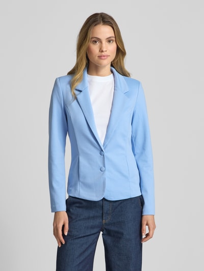 Soyaconcept Slim fit blazer met knoopsluiting, model 'Daniela' Lichtblauw - 4