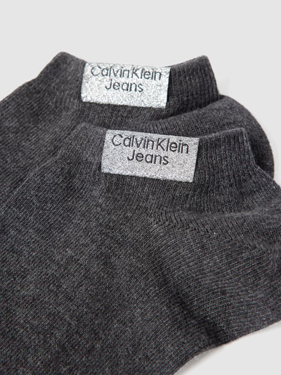 Calvin Klein Jeans Skarpety krótkie z dodatkiem bawełny ekologicznej Ciemnoszary 2