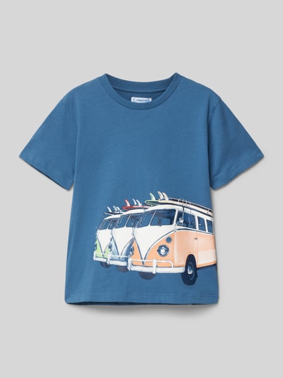 Mayoral T-Shirt mit Motiv-Print Blau 1