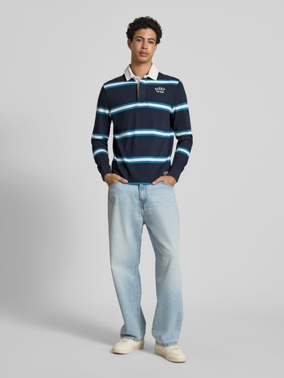 Superdry Regular Fit Poloshirt mit Logo-Stitching Marine 1