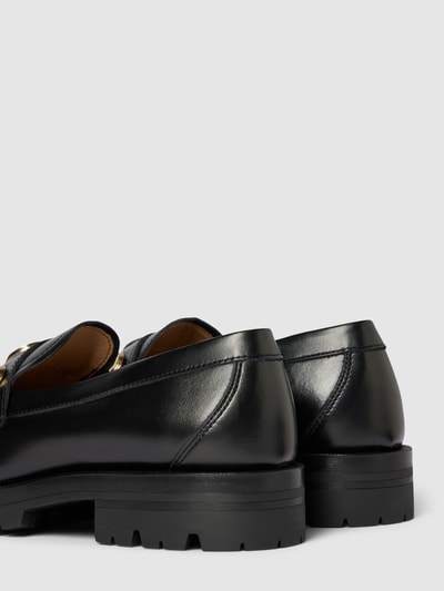 BOSS Penny Loafer aus Leder mit Schaftbrücke Modell 'Helen' Black 2