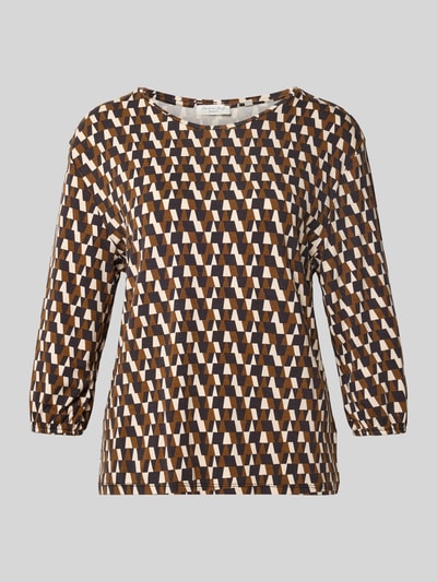 Christian Berg Woman Longsleeve mit 3/4-Arm Cognac 2