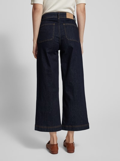 OPUS Wide Leg Jeans mit Kontrastnähten Modell 'Macona' Jeansblau 5