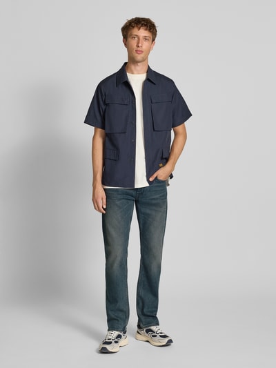 G-Star Raw Straight Fit Jeans mit Logo-Patch Modell 'Mosa' Jeansblau 1