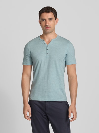 MCNEAL T-Shirt mit kurzer Knopfleiste Aqua 4