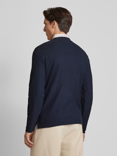 Gant Sweatshirt mit Label-Stitching Marine 5