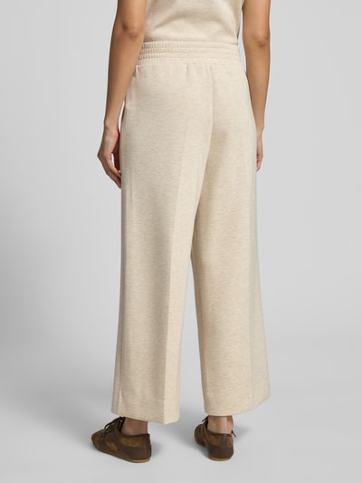MOS MOSH Sweatpants aus Viskose-Mix mit Label-Detail Modell 'Namara' Beige 5