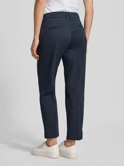 Brax Spodnie materiałowe o kroju straight fit z domieszką lyocellu model 'Mara' Granatowy 5