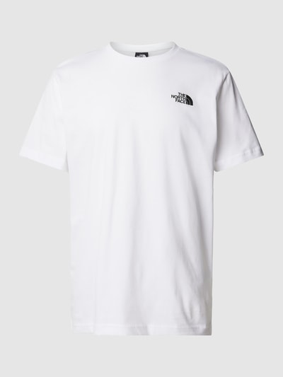 The North Face T-Shirt mit Label-Print Modell 'REDBOX' Weiss 2