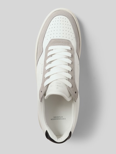 Copenhagen Sneakers van leer met vetersluiting, model 'CPH1M' Wit - 3
