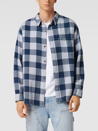 Levi's® Kurtka casualowa o kroju oversized ze wzorem w kratkę model ‘SILVERTAB’ Jasnofioletowy 4