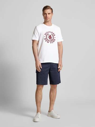 Tommy Hilfiger T-Shirt mit Label-Stitching Weiss 1