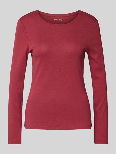 Christian Berg Woman Longsleeve mit Rundhalsausschnitt Bordeaux 2