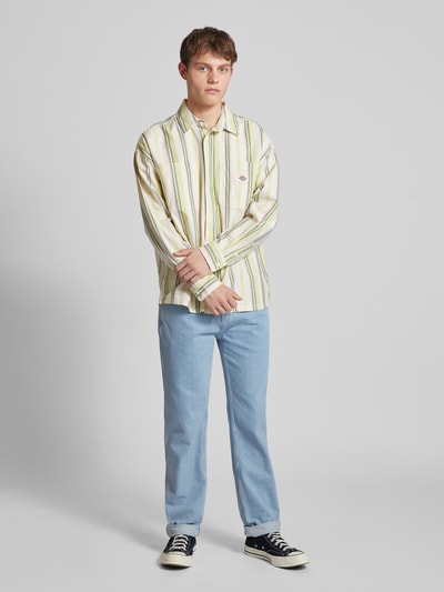 Dickies Vrijetijdsoverhemd met streeppatroon Offwhite - 1