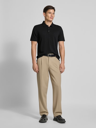 CK Calvin Klein Regular fit poloshirt met 1/2-mouwen Zwart - 1