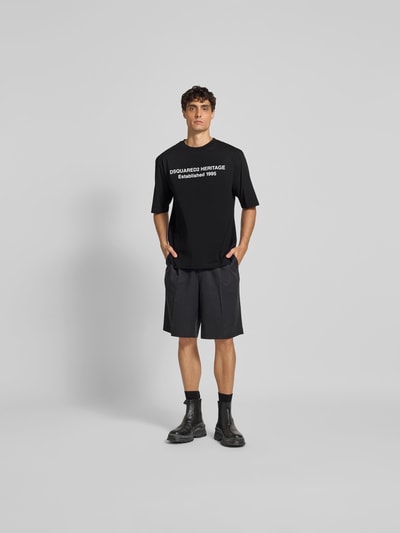 Dsquared2 T-Shirt mit Label-Print Black 1