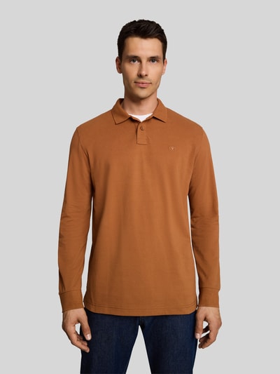 Tom Tailor Poloshirt mit Logo-Detail Camel 4