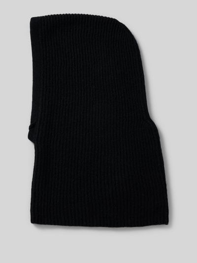 Seeberger Bivakmuts van puur kasjmier in gebreide look Zwart - 1