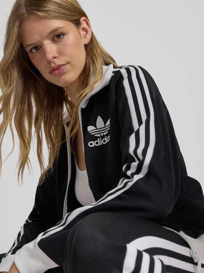 adidas Originals Kurtka treningowa ze stójką i logo Czarny 3