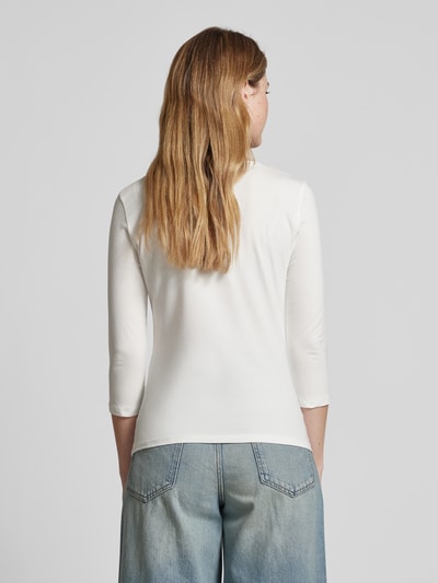 Weekend Max Mara Shaped Fit Longsleeve mit Baumwoll-Anteil Modell 'MULTIA' Weiss 5