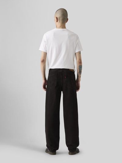 Levi's® Jeansy o kroju wide fit i krój loose fit z czystej bawełny model '568™' Czarny 4