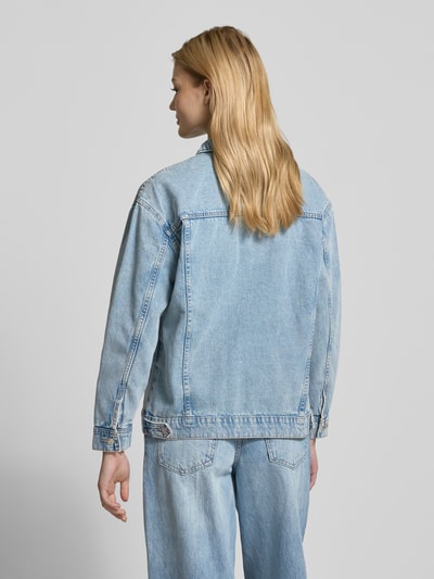 Only Oversized Jeansjacke aus reiner Baumwolle Modell 'OCEAN' Hellblau 5