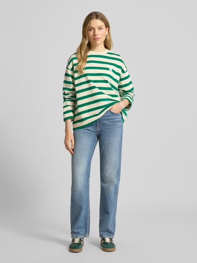 Armedangels Oversized sweatshirt van puur katoen, model 'ICONIC A ALIZAA' Groen - 1