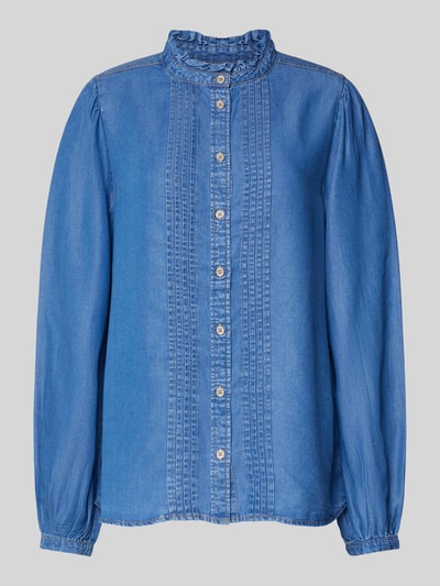 B.Young Regular fit jeansblouse met opstaande kraag, model 'KOSMO' Donkerblauw - 2