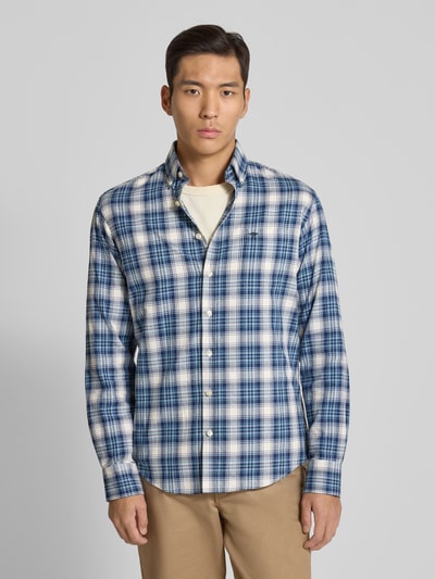 Fynch-Hatton Vrijetijdsoverhemd met knoopsluiting Marineblauw - 4