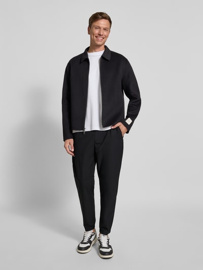 CK Calvin Klein Classic fit broek met elastische band Zwart - 1