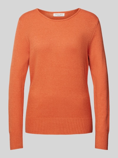 Christian Berg Woman Gebreide pullover met ribboorden, model 'Aliv' Terracotta gemêleerd - 2