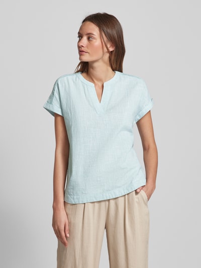 Tom Tailor Blouseshirt met V-hals Mintgroen - 4