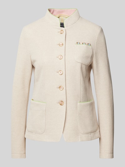 WHITE LABEL Blazer mit Stehkragen Sand 2