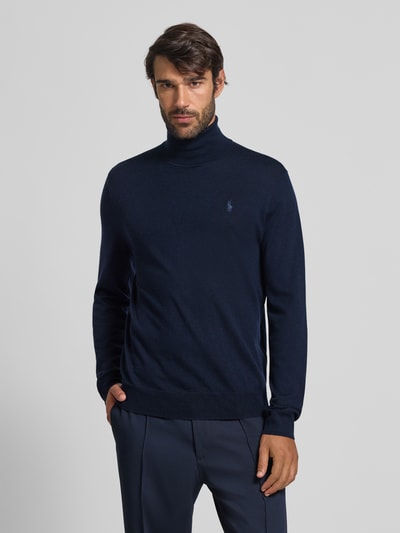 Polo Ralph Lauren Rollkragenpullover aus Merinowolle Marine 4