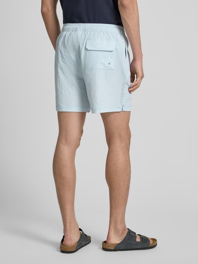 Barbour Korte broek met elastische band en steekzakken Bleu - 5