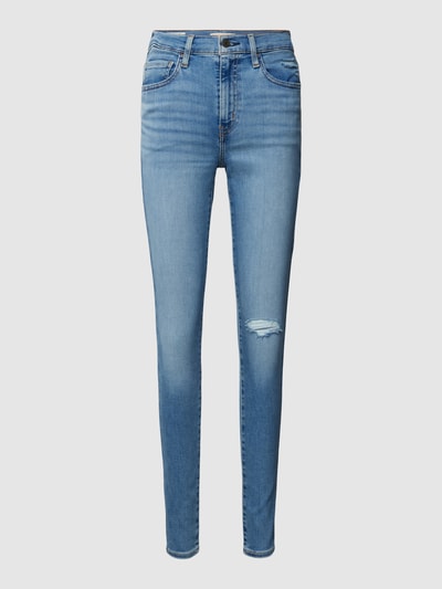 Levi's® Super Skinny High Waist Jeans im Used-Look Blau 2