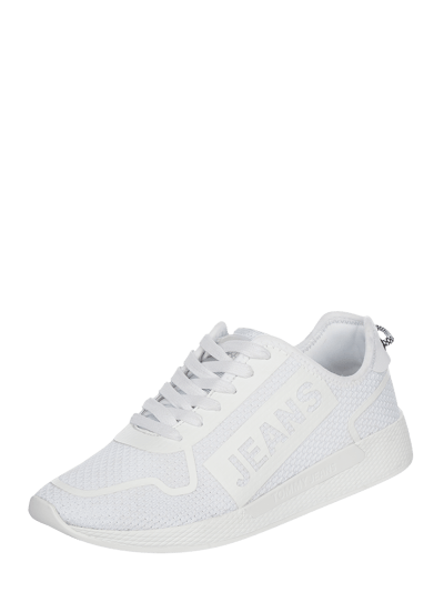 Tommy Jeans Sneaker aus Textil in Strick-Optik Weiß 1
