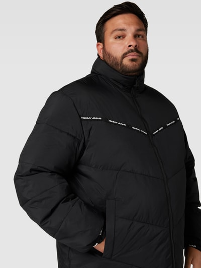 Tommy Jeans Plus Kurtka pikowana PLUS SIZE z wpuszczanymi kieszeniami Czarny 3