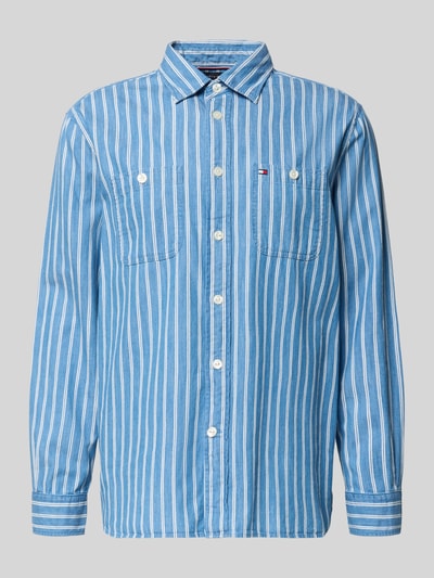 Tommy Hilfiger Regular Fit Freizeithemd aus reiner Baumwolle Modell 'CHAMBRAY' Blau 2