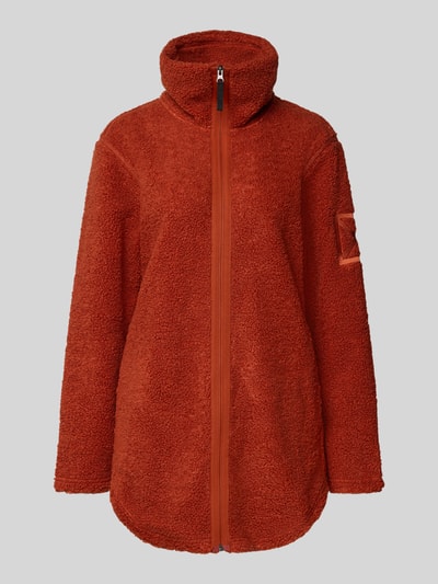 Didriksons Loose Fit Jacke aus Teddyfell Modell 'Umi' Orange 2