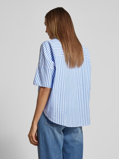 Emily Van den Bergh Bluse mit Streifenmuster Blau 5