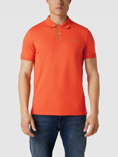 Gant Poloshirt met contraststrepen, model 'CONTRAST COLLAR' Oranje - 4